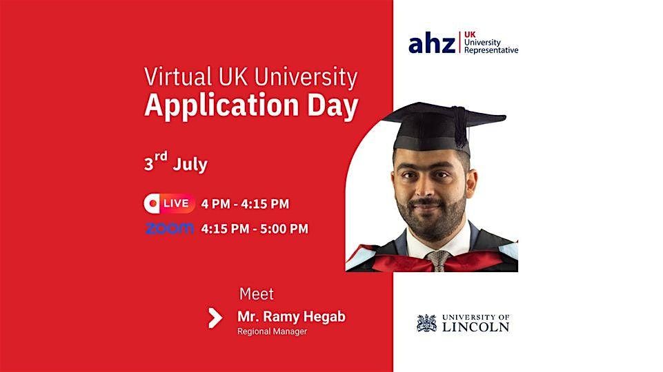 University of Lincoln Virtual Application Day