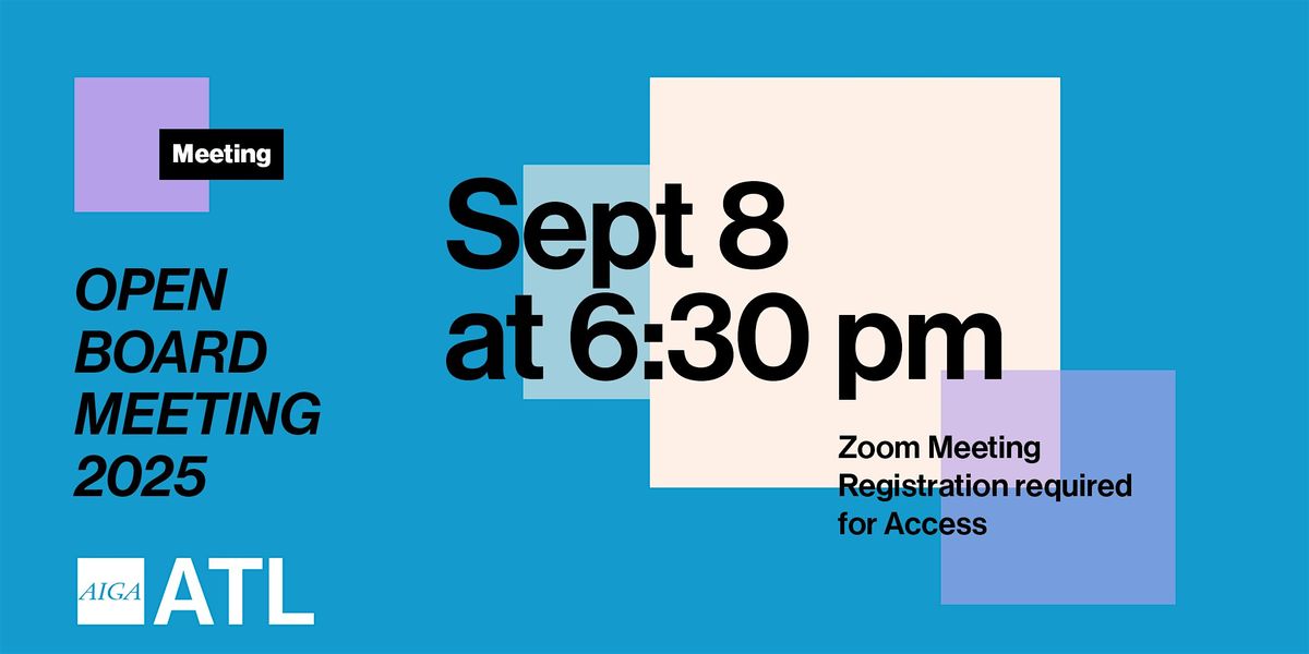 AIGA ATL Meet the Board - September 2025