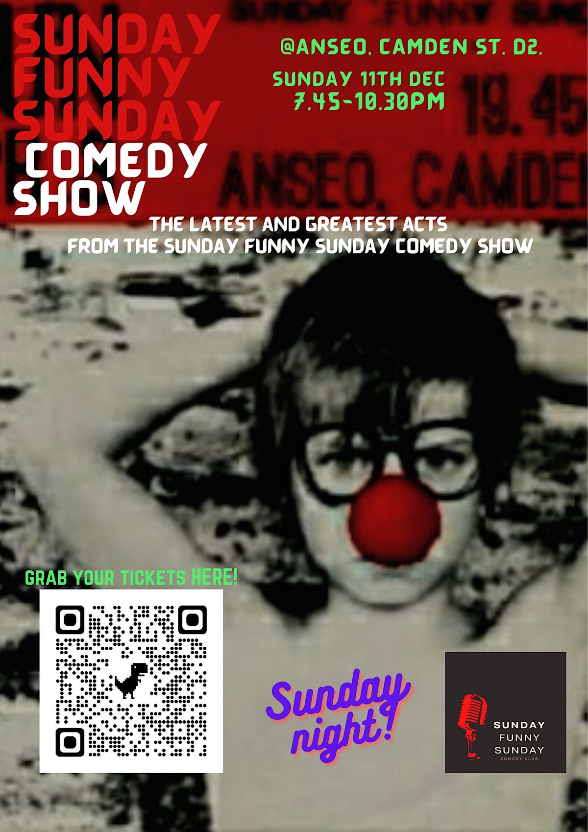 Sunday Funny Sunday Comedy Show 11th December