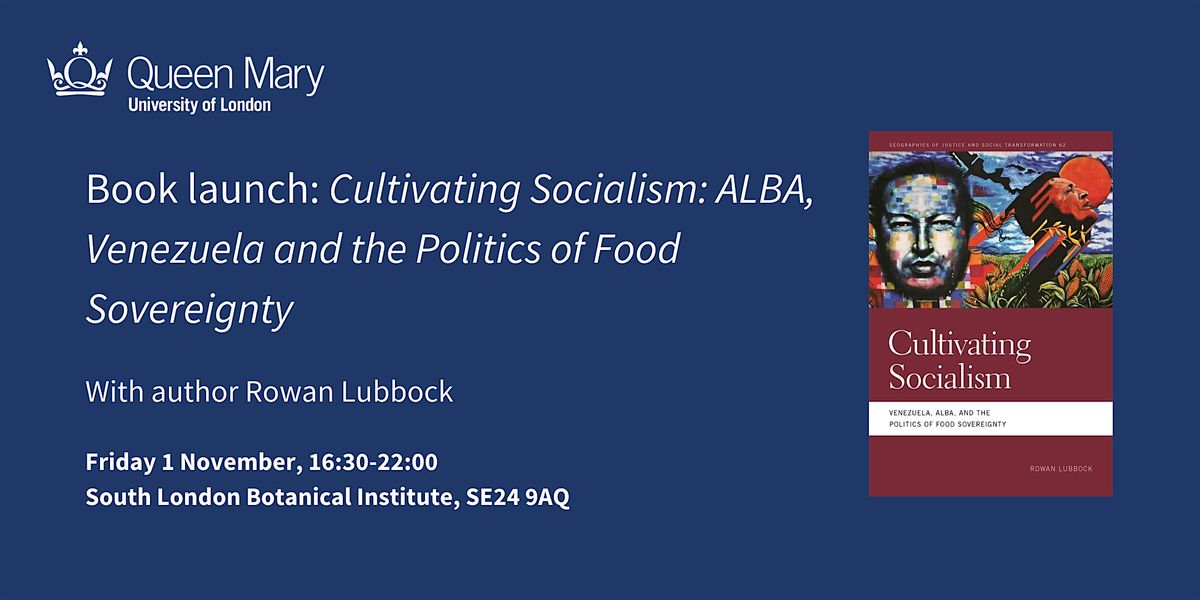 Book Launch: 'Cultivating Socialism'