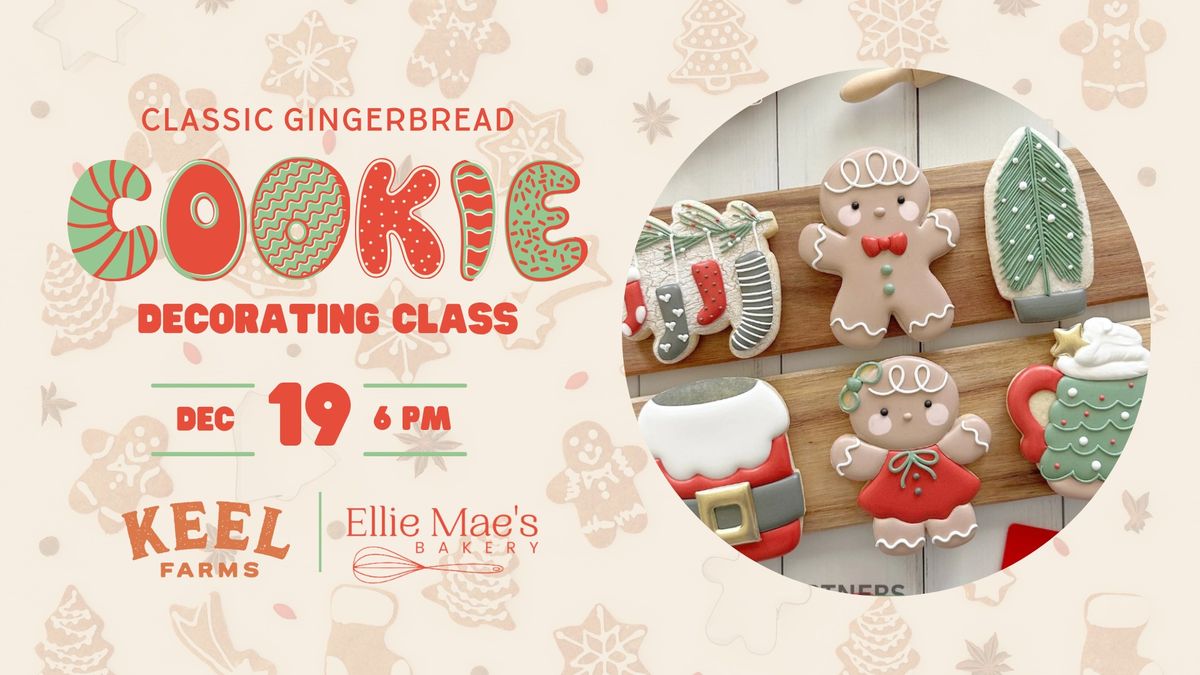 Classic Gingerbread Cookie Decorating Class