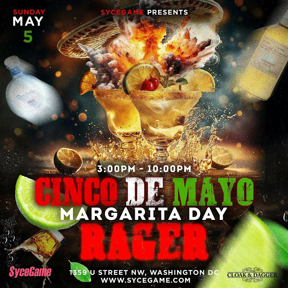 Cinco De Mayo: Margarita Day Party! Washington DC