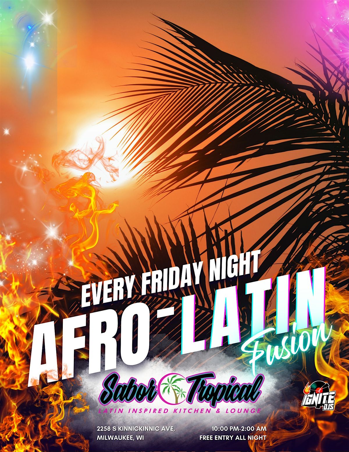 AFRO-LATIN FUSION FRIDAYS AT SABOR TROPICAL
