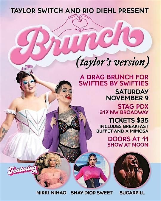 Drag brunch (Taylor Swift version)