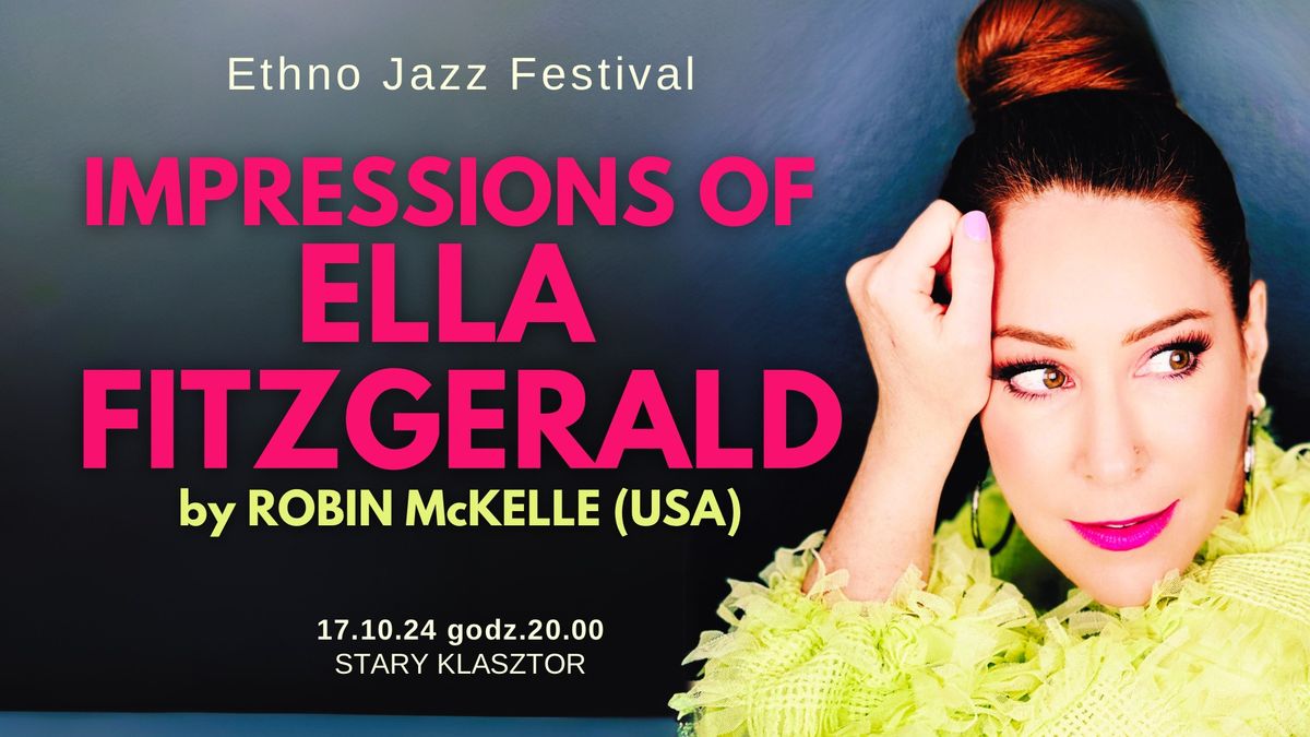 IMPRESSIONS OF ELLA FITZGERALD  by ROBIN McKELLE (USA)