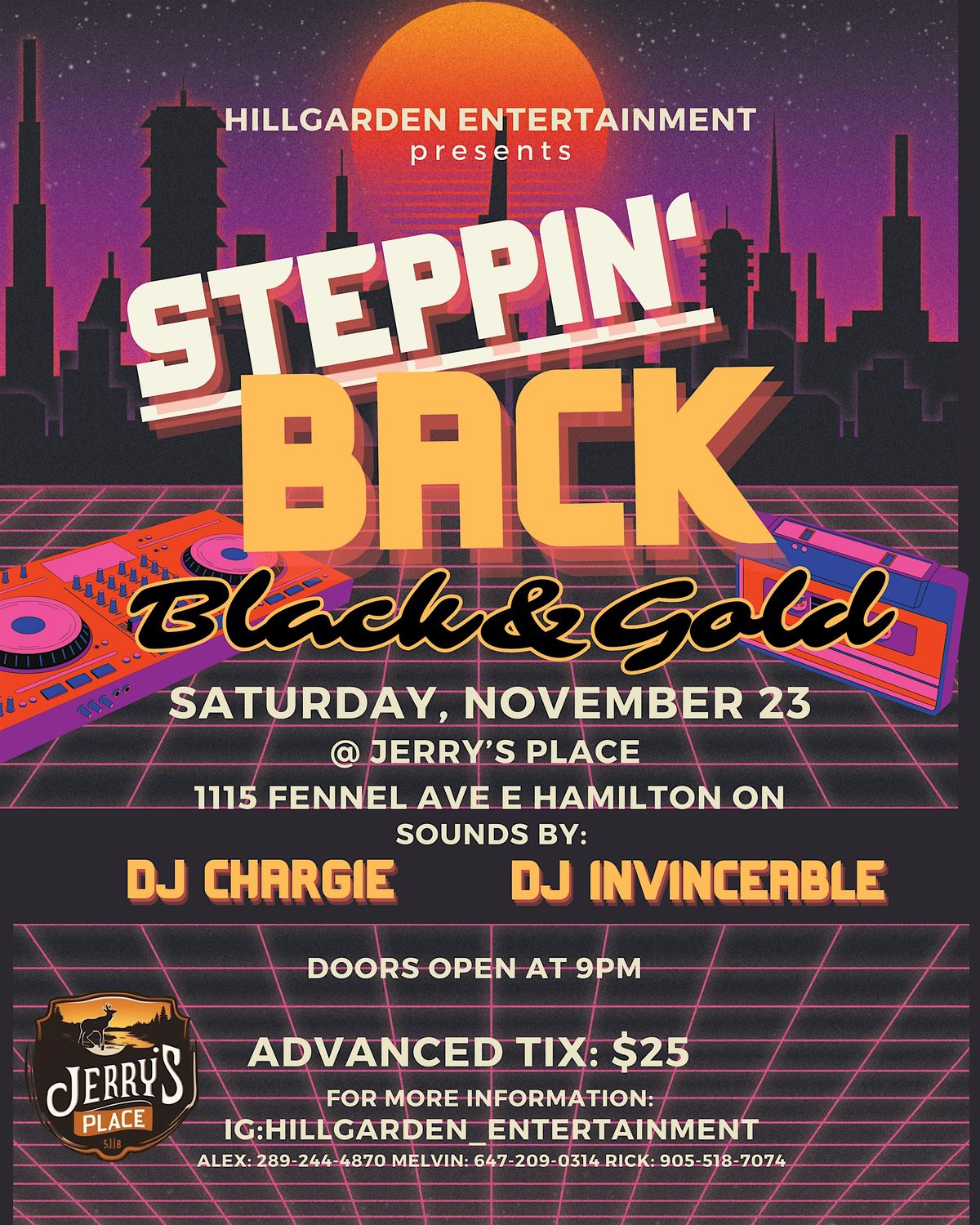 Hillgarden presents Steppin\u2019 Back