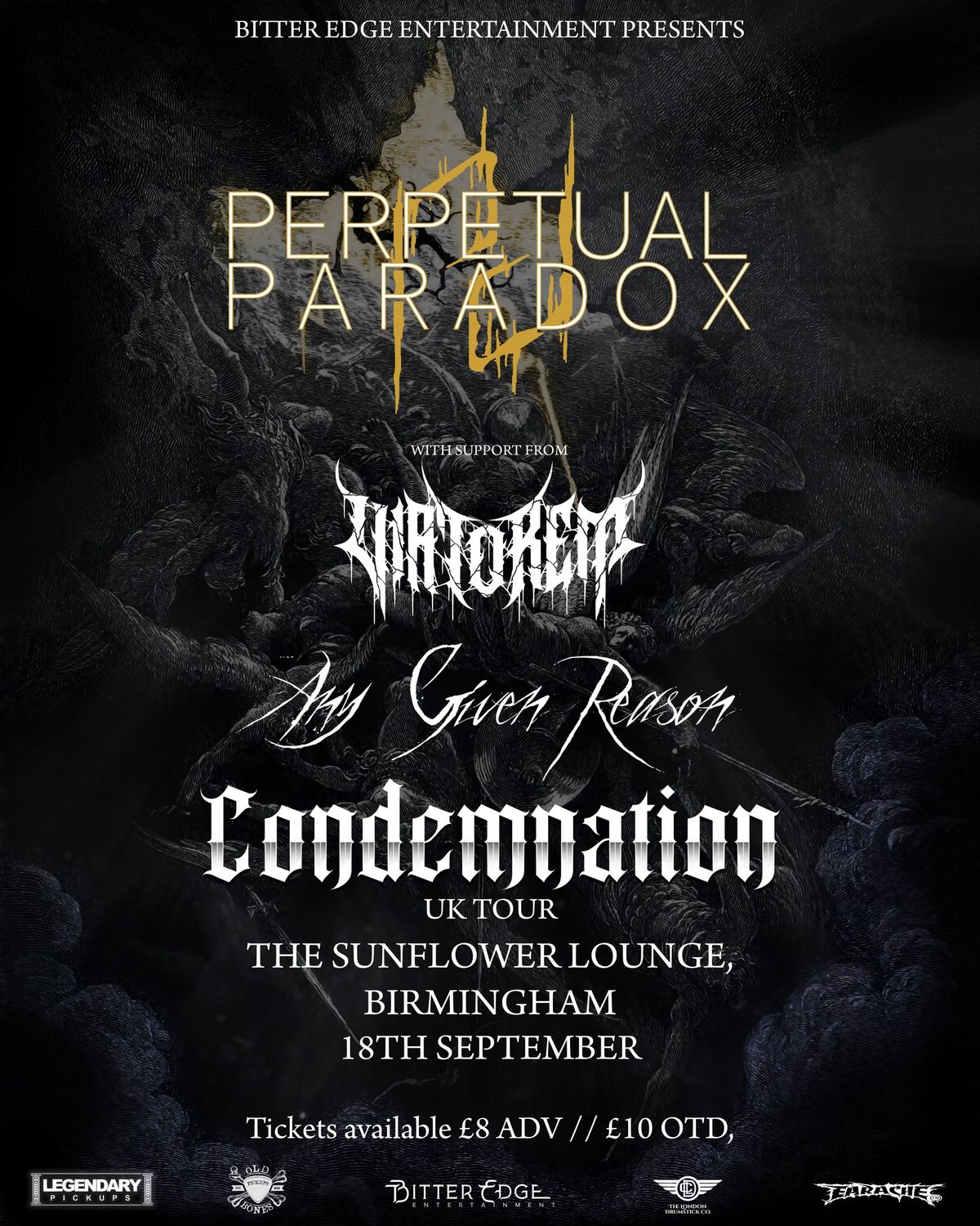 PERPETUAL PARADOX + SUPPORT @ THE SUNFLOWER LOUNGE, BIRMINGHAM