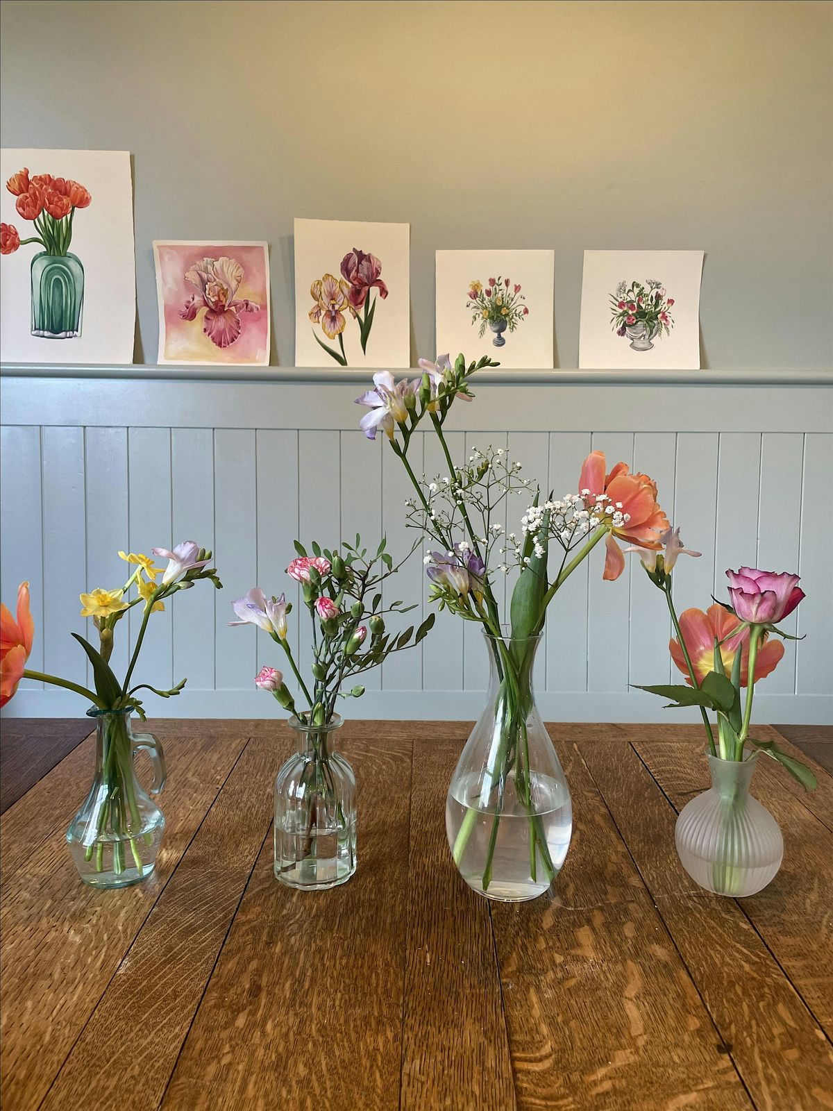 Watercolour Flower Painting Workshop - Sun 28th April, Yolly, London ...