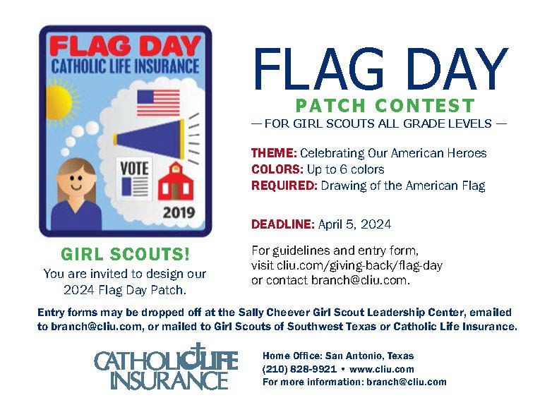 2024 FLAG DAY - Girl Scout Patch Presentation 