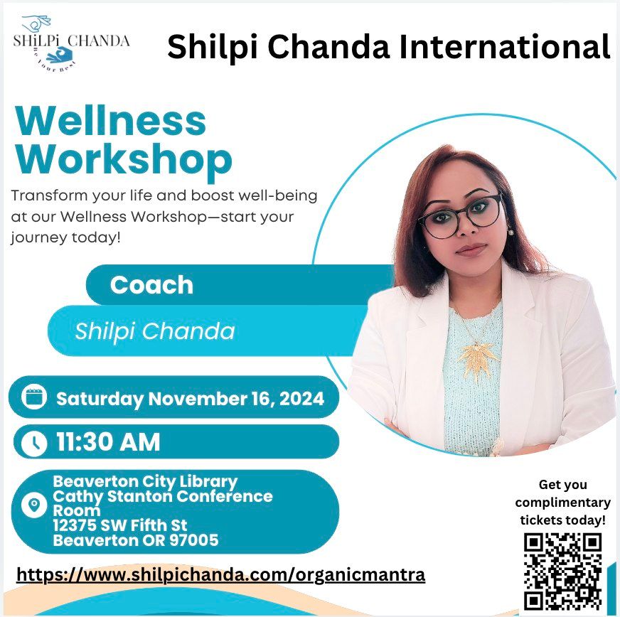 Wellness Workshop with Shilpi