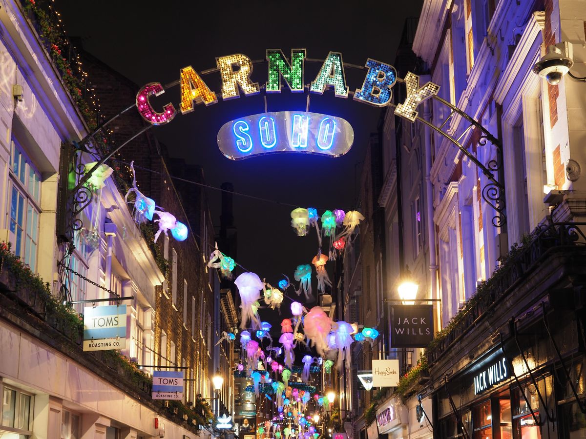 Christmas lights in Carnaby Street!, EL&N London Carnaby St, 8