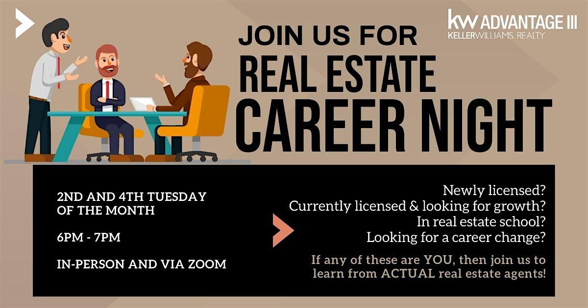 REAL ESTATE CAREER NIGHT (HYBRID)