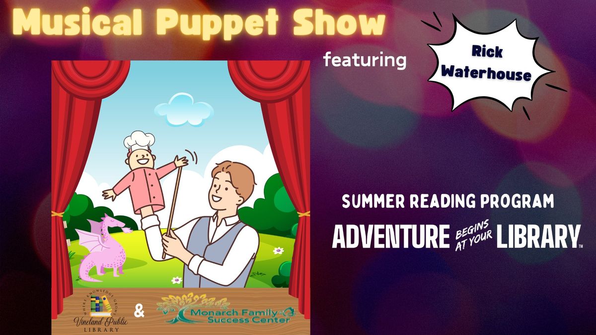 Family Night: Musical Puppet Show with Rick Waterhouse - ages 12 & younger