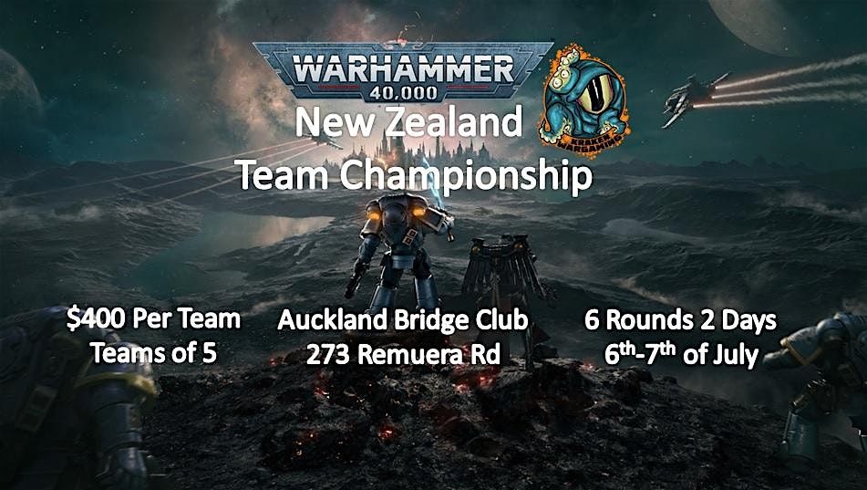 Warhammer 40k New Zealand Teams Tournament