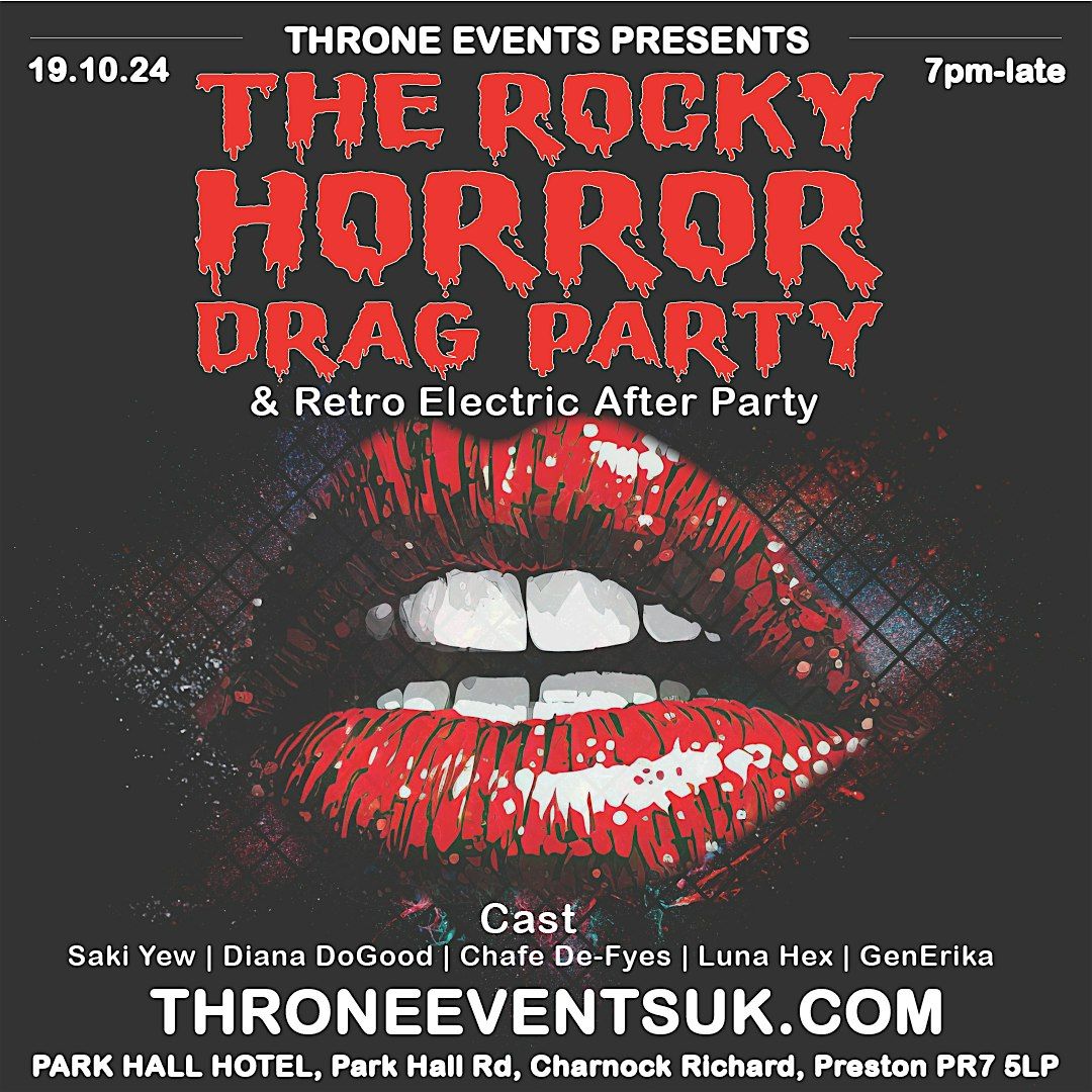 Rocky Horror Drag Show And Retro Electric After Party - Chorley - 18+