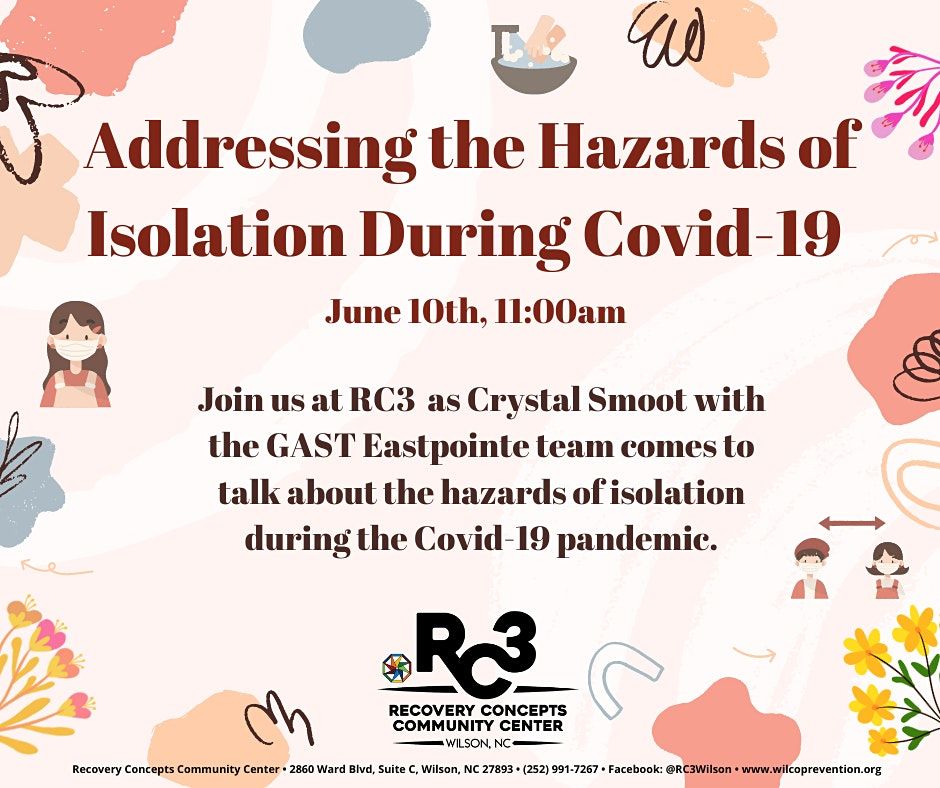 In The Event Of Isolation During Operations Addressing the Hazards of Isolation during COVID-19, RC3, Wilson, 10