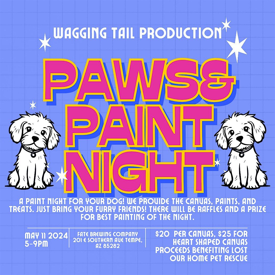 Paws and Paint night