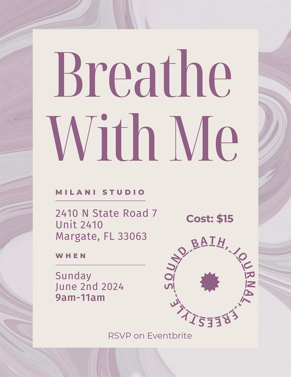 Breathe With Me June 2024