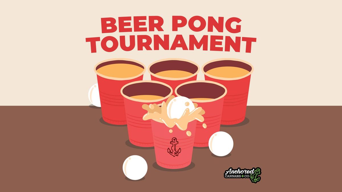 Beer Pong at Anchored Cafe