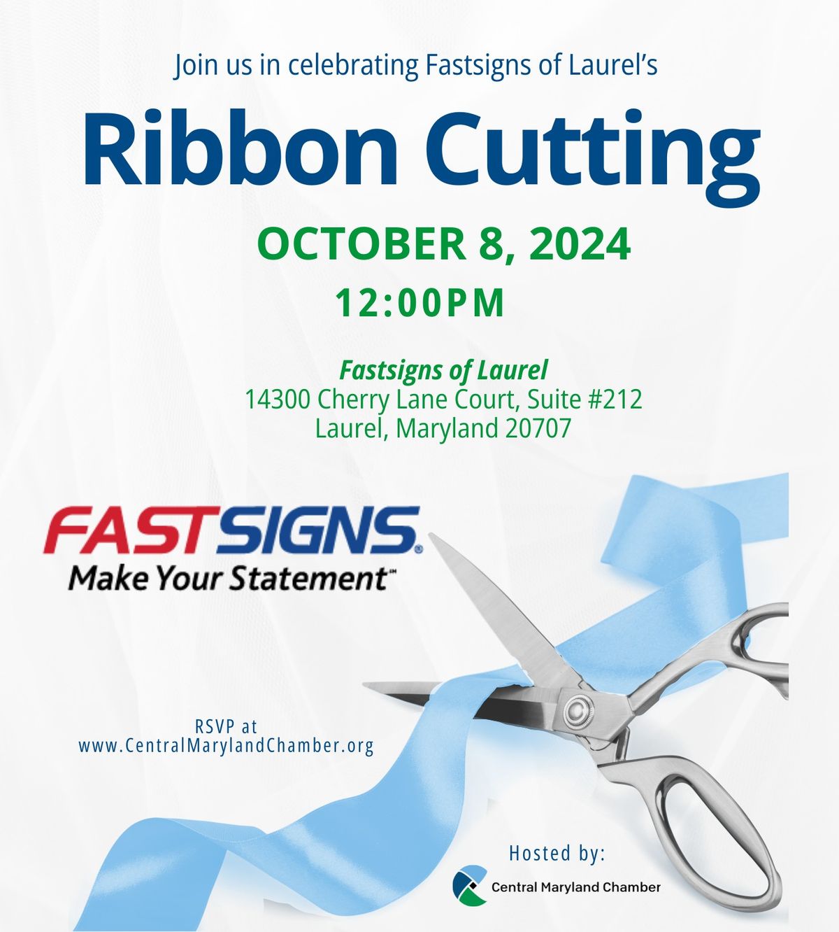 Ribbon Cutting Ceremony of Fastsigns of Laurel