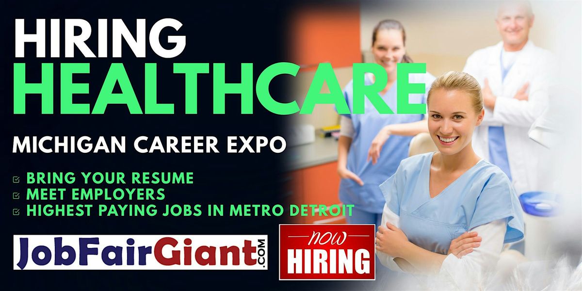 Detroit Nursing and Rehabilitation Jobs Career Expo 2024