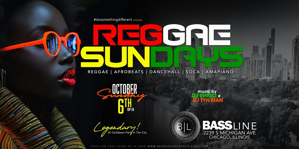 REGGAE SUNDAY The #1 Caribbean Party In The City