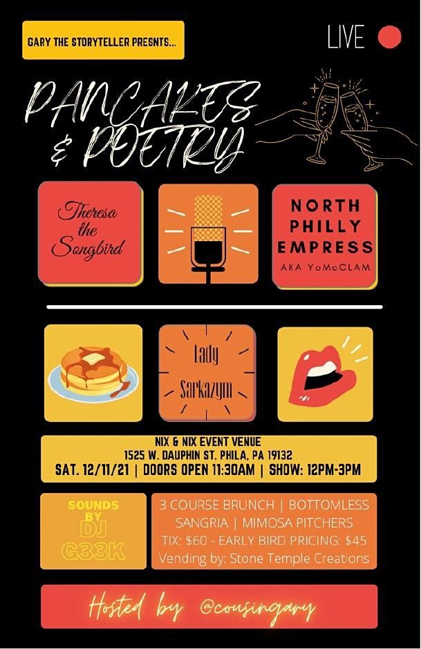 Pancakes & Poetry: a Brunch Experience