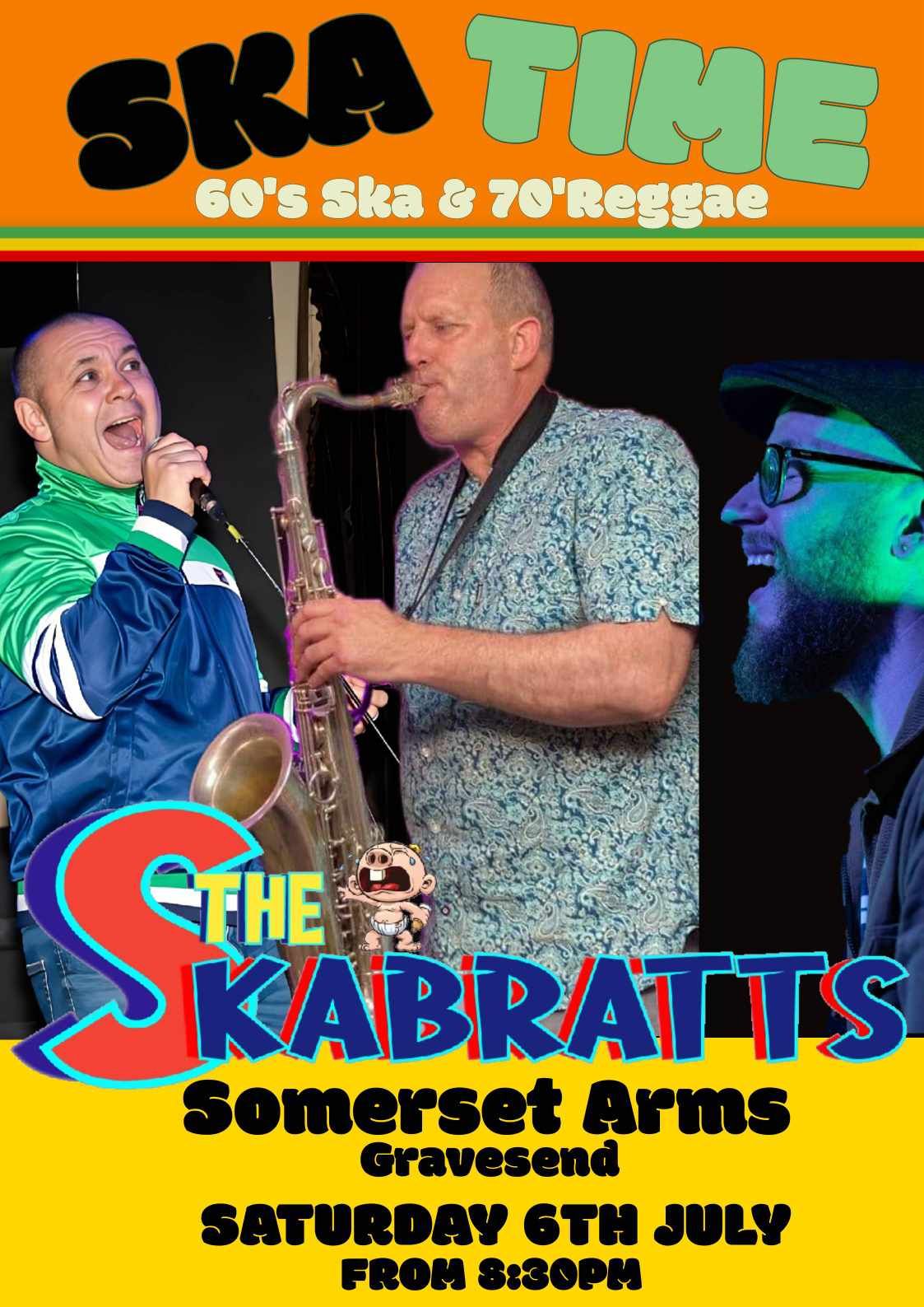 THE SKABRATTS live at somerset arms