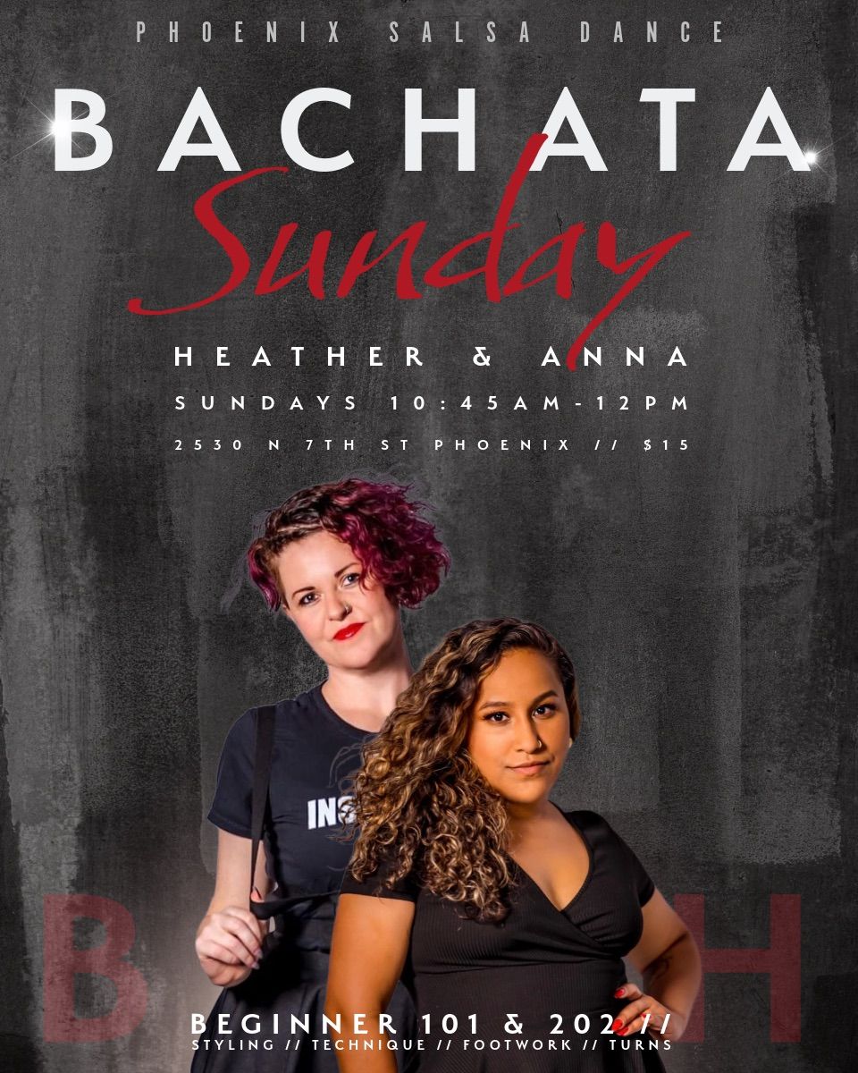 Sunday Bachata with Heather & Anna! 