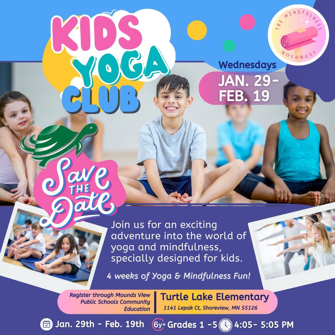 Kids Yoga Club at Turtle Lake Elementary 