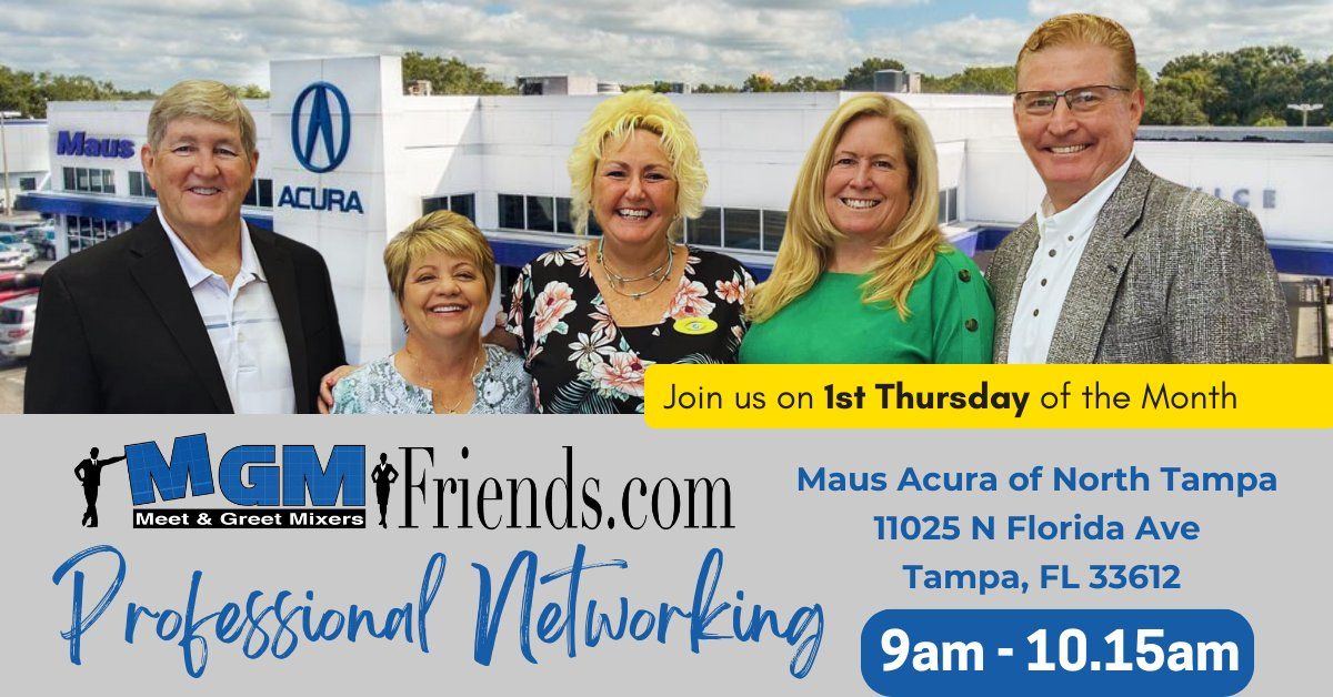 MGM Friends Networking Event at Maus Acura of Tampa