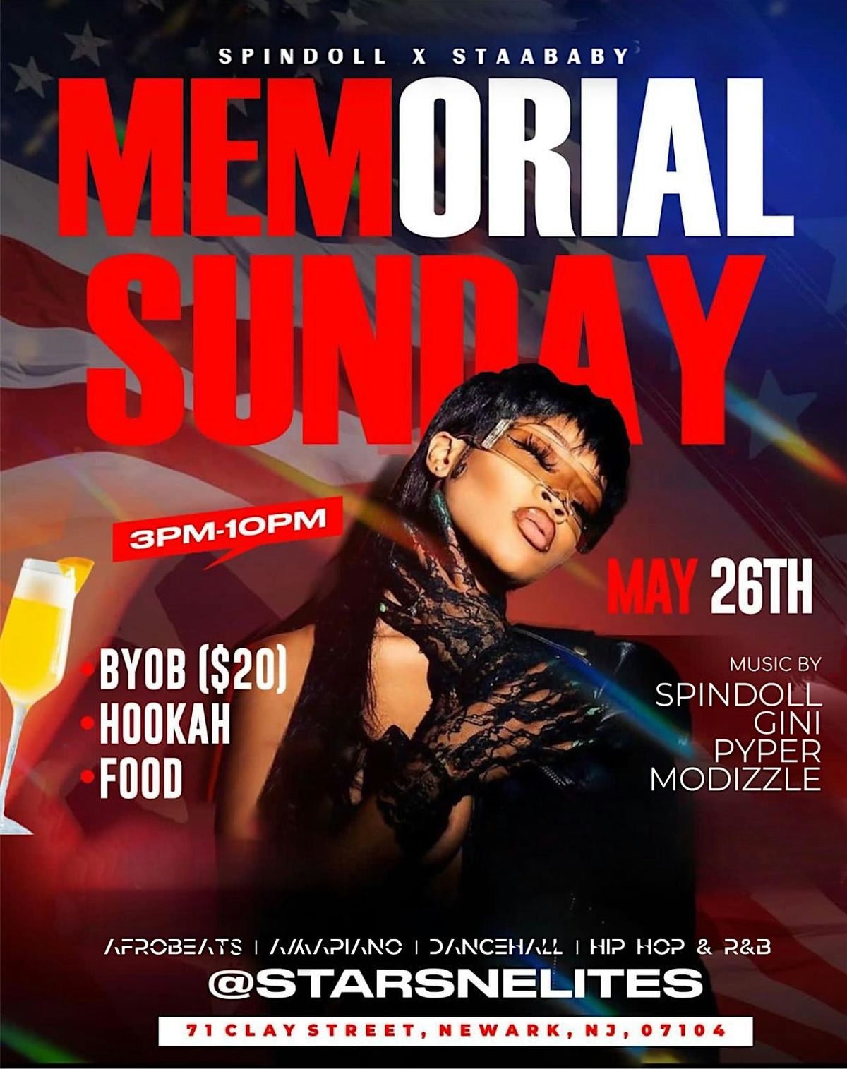 MEMORIAL SUNDAY THIS SUNDAY! (5\/26) Powered by SPINDOLL x STAABABY