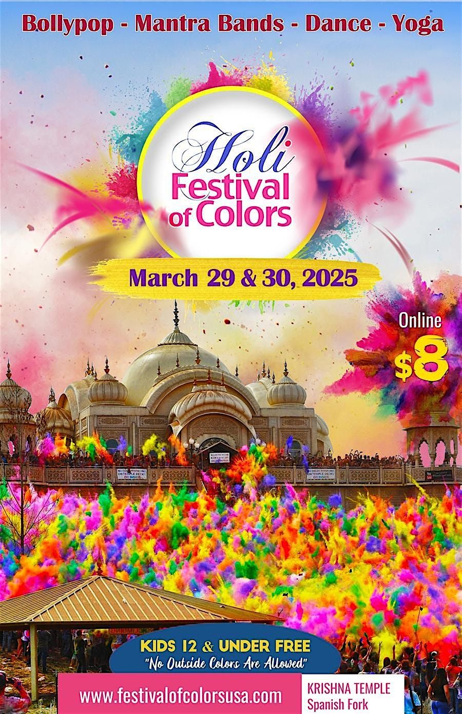 Holi Festival of Colors Spanish Fork