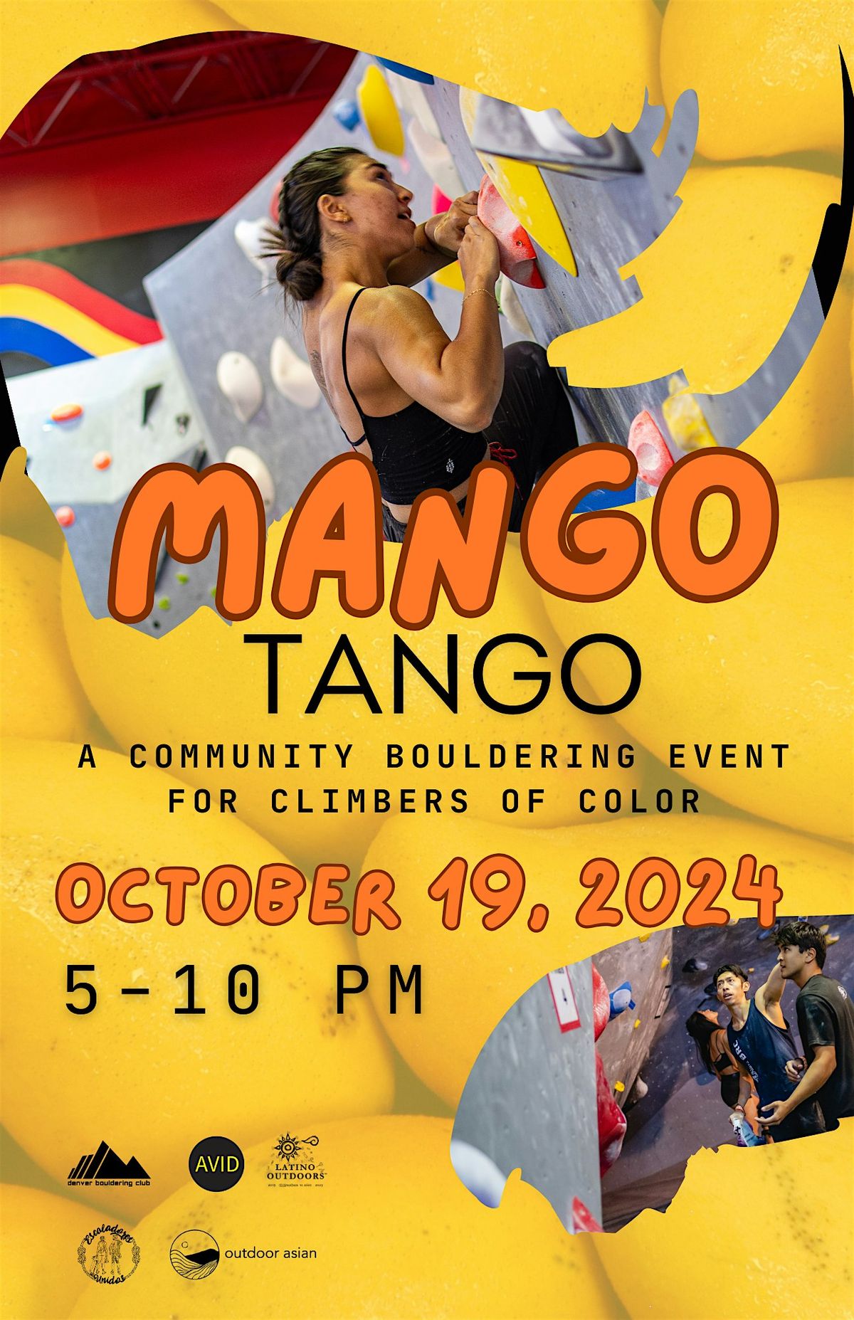 Mango Tango : A Community Bouldering Event for Climbers of Color