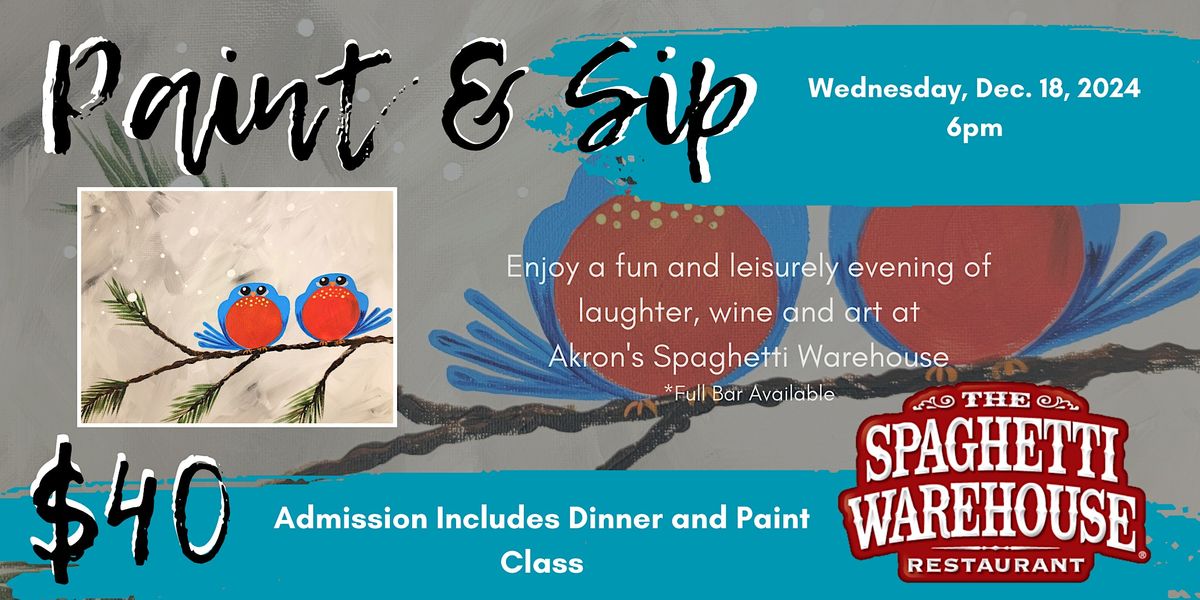 Snow Birds Paint and Sip
