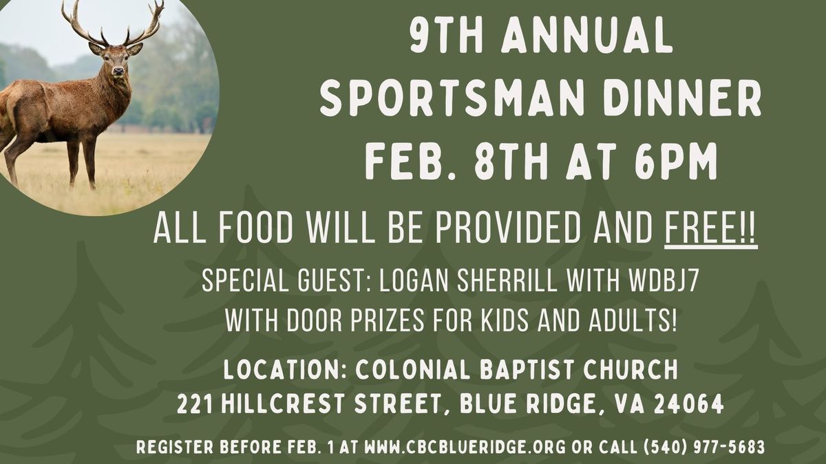 9th Annual Sportsman's Dinner