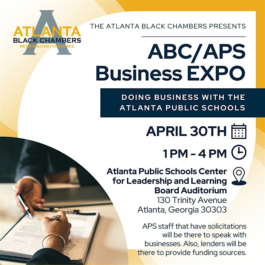 ABC\/APS BUSINESS EXPO: Doing Business with Atlanta Public Schools