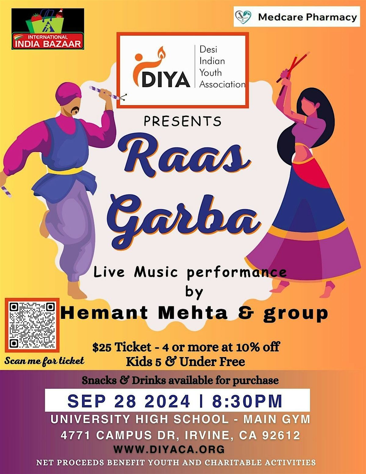 2024 Raas Garba - Hemant Mehta & Group Hosted by DIYA