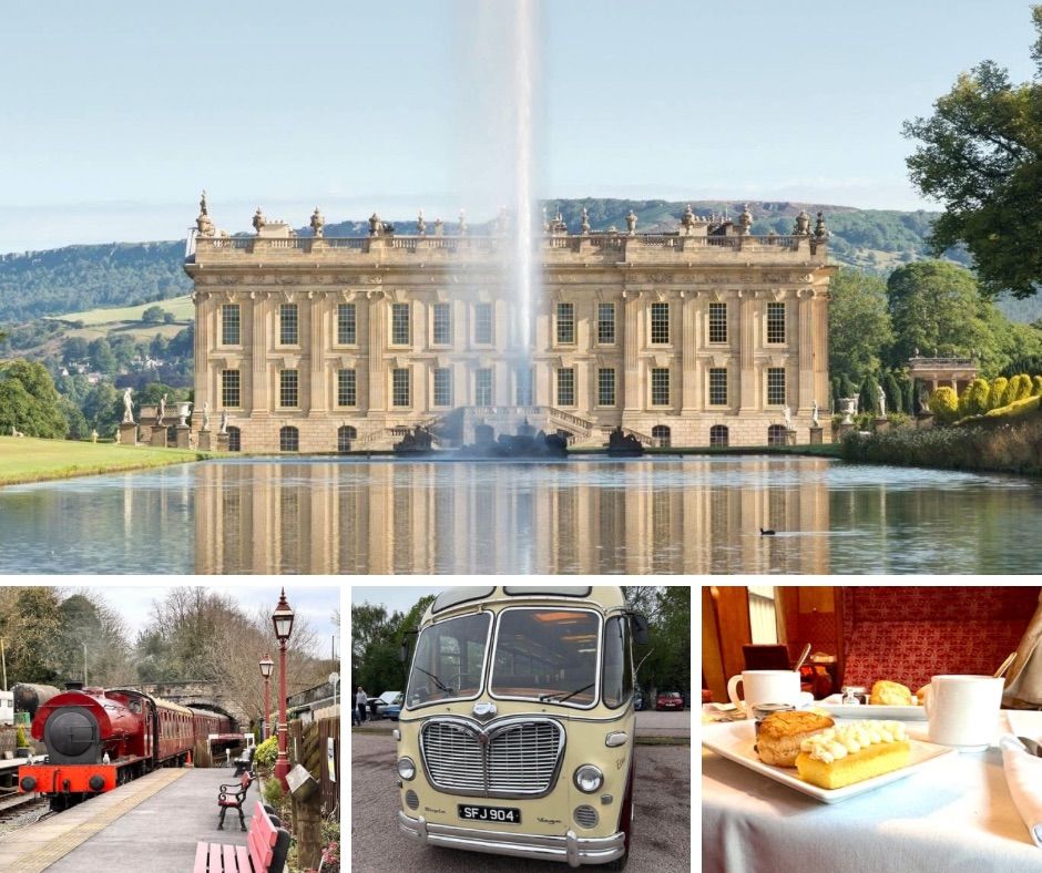 Heritage bus trip to Chatsworth House and Steam Train trip 