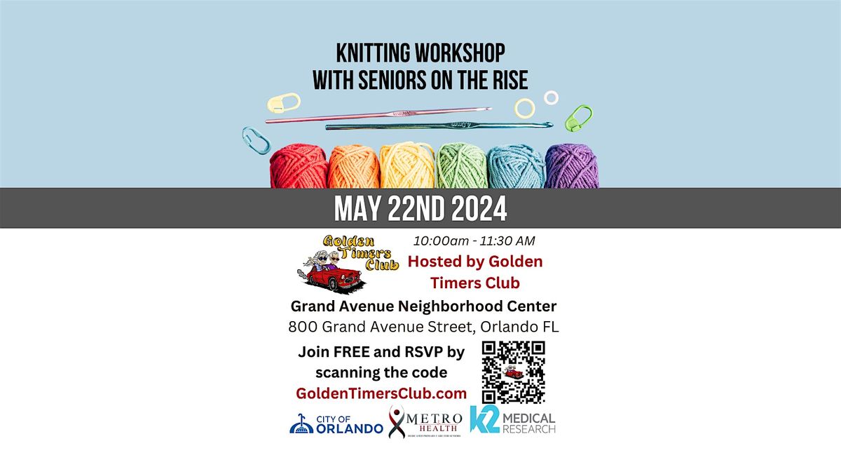 Free Knitting Workshop Class at Grand Ave Neighborhood Center