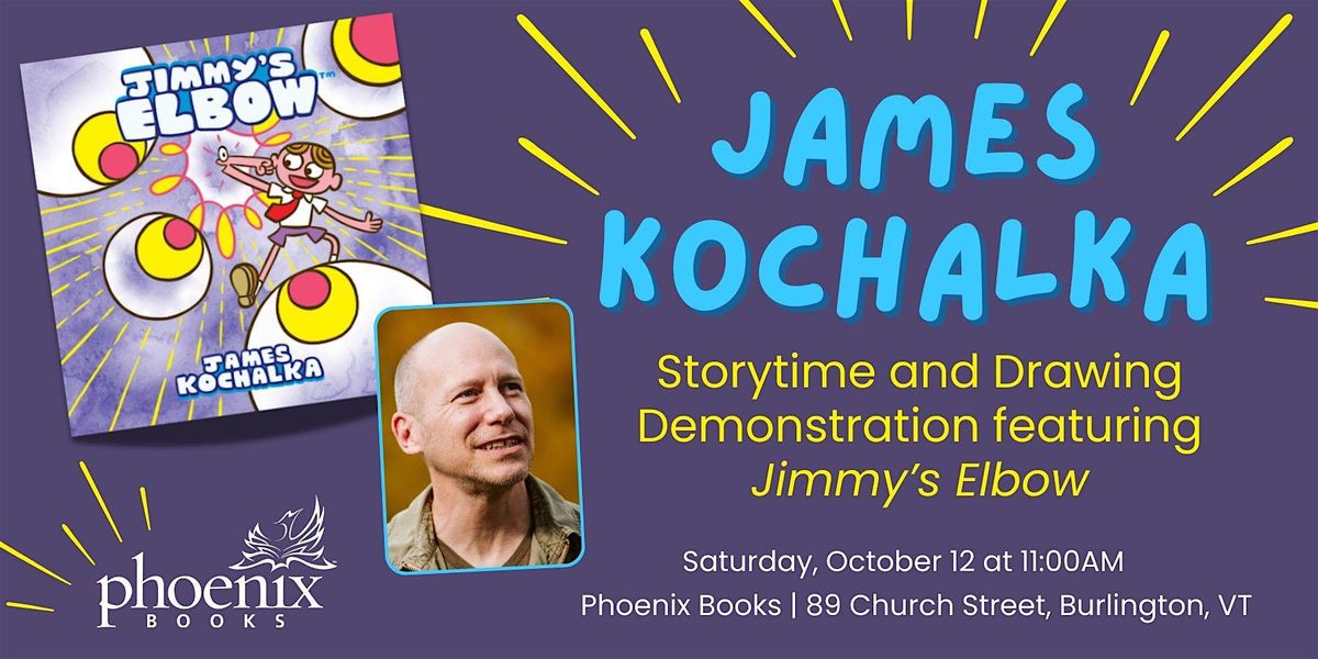 James Kochalka:  Storytime and Drawing Demonstration!