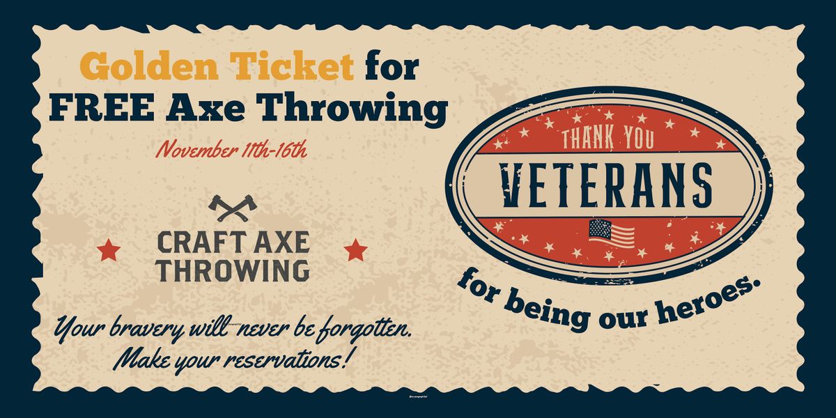 Veterans Week Special  -FREE THROWING-