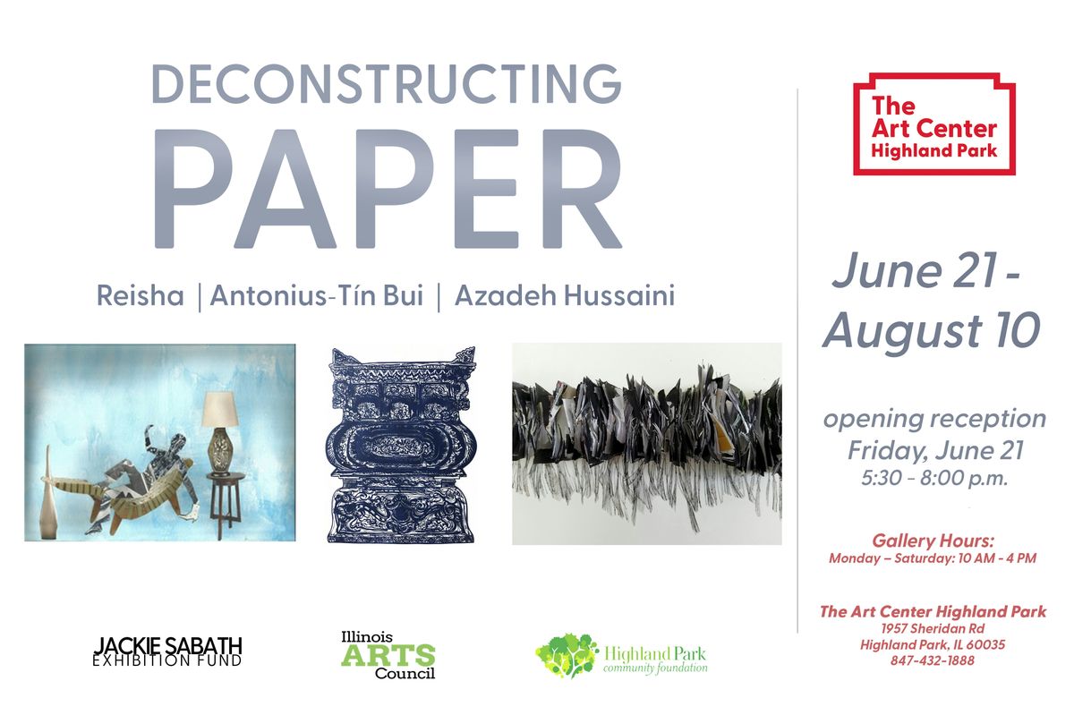 Deconstructing Paper & PULP - Opening receptions