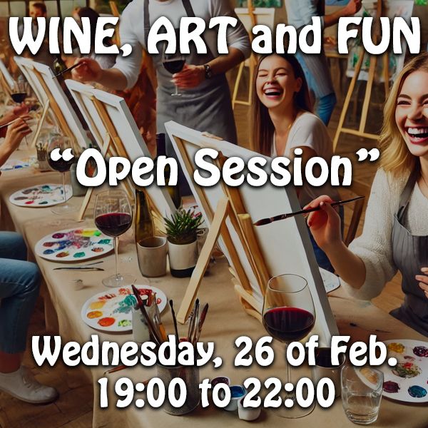 Wine, Art and Fun - Open session