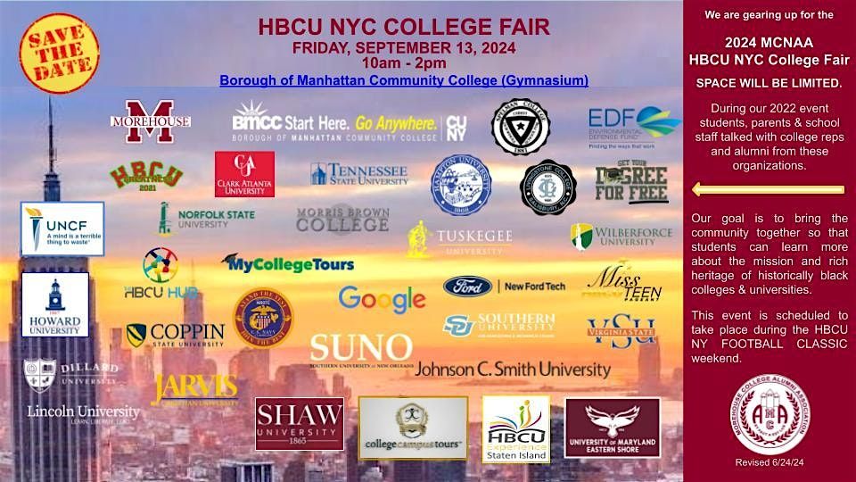 2024 HBCU NYC COLLEGE FAIR