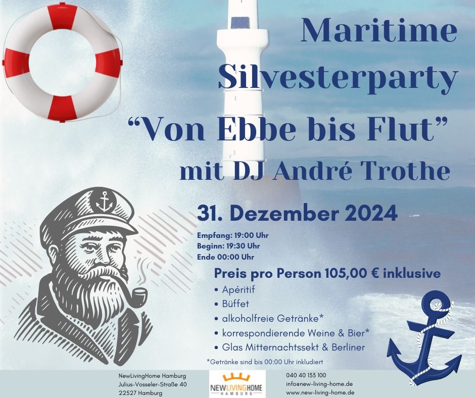 Maritime Silvesterparty "Von Ebbe bis Flut" 