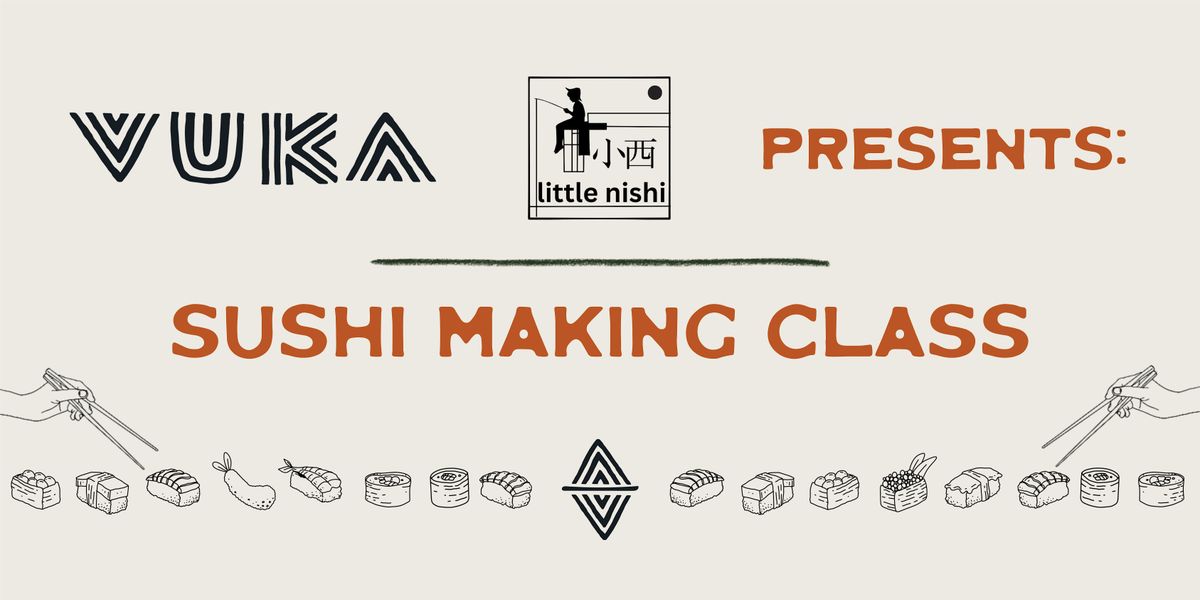 Sushi Making Class w\/Little Nishi