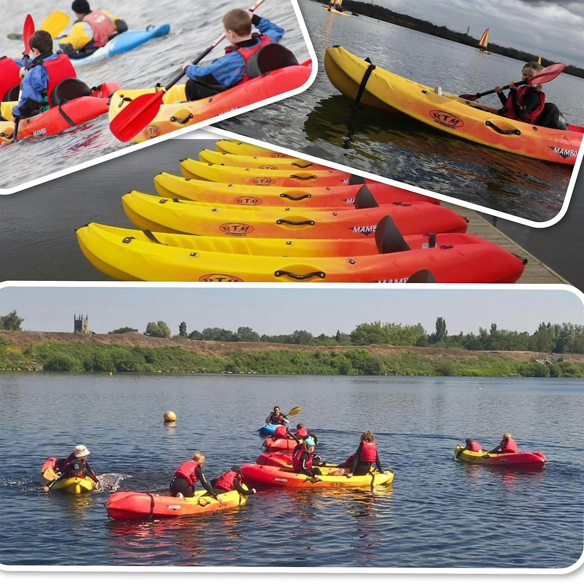 Sit on top Kayak Hire singles and doubles - October 2024