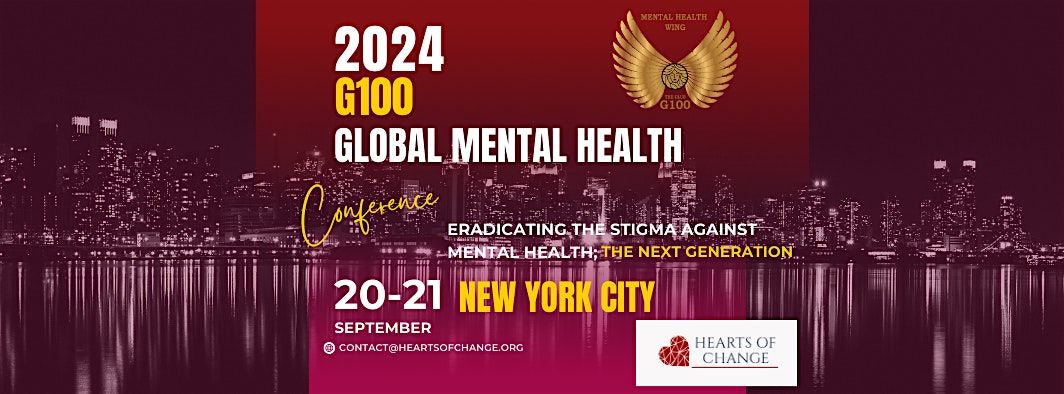 G100 Global Mental Health Conference- NYC