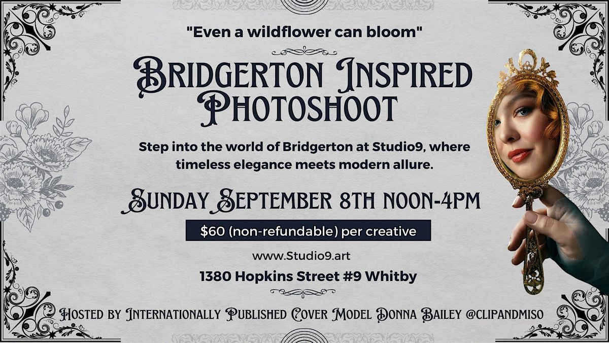 Bridgerton Inspired Photoshoot Experience